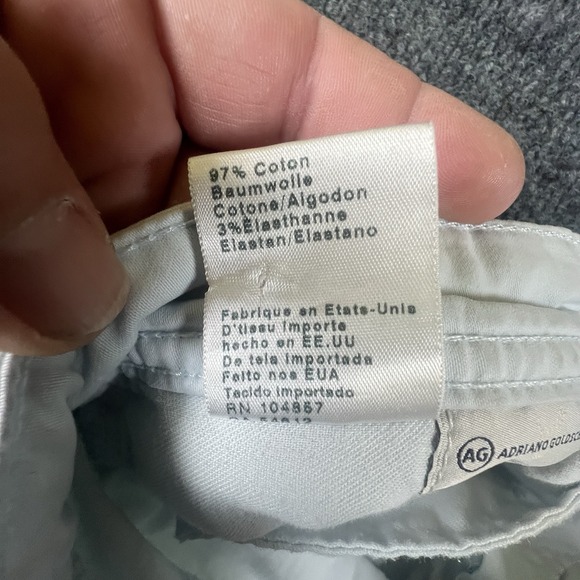 AG Adriano Goldschmied The Graduate Jeans 32x34(28)‎ Light Blue Tailored Leg USA - Picture 9 of 15